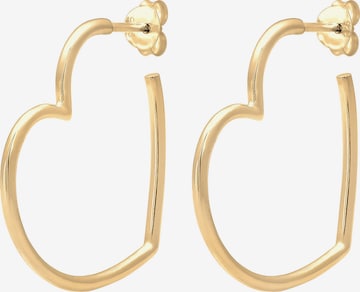 ELLI Earrings 'Herz' in Gold: front