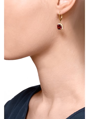 CHRIST Earrings in Red: front