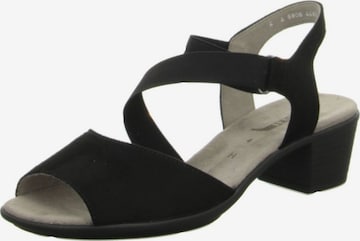 Jenny Sandals in Black: front