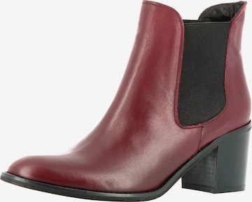 Chelsea Boots EVITA en rouge : devant