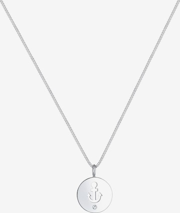 ELLI Necklace 'Anker' in Silver: front