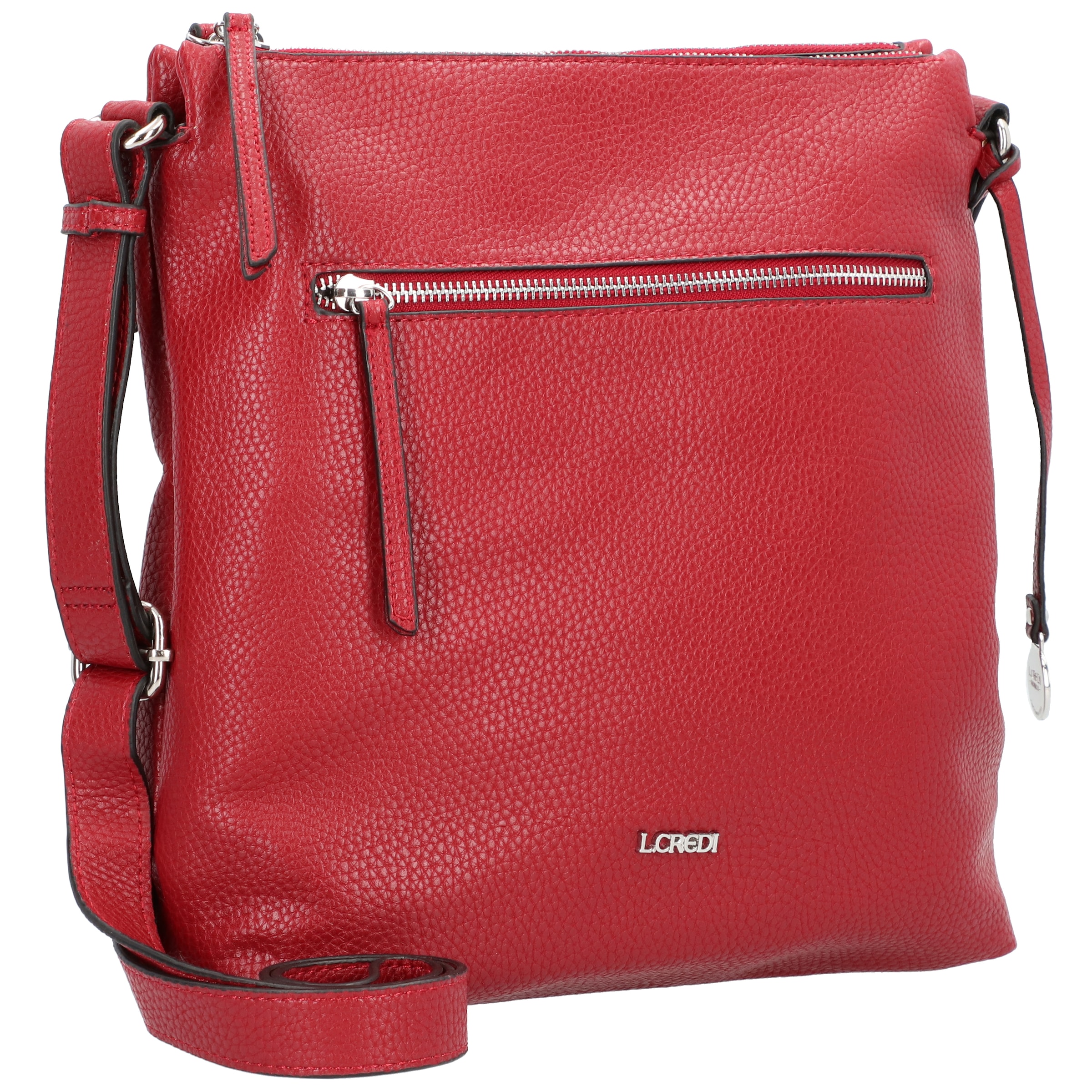 L.CREDI Schoudertas 'New Orleans' in Rood