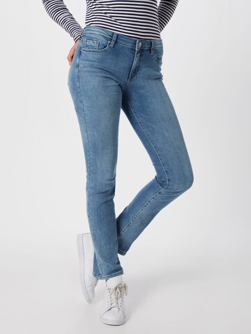 Coupe slim Jean ESPRIT en bleu : devant