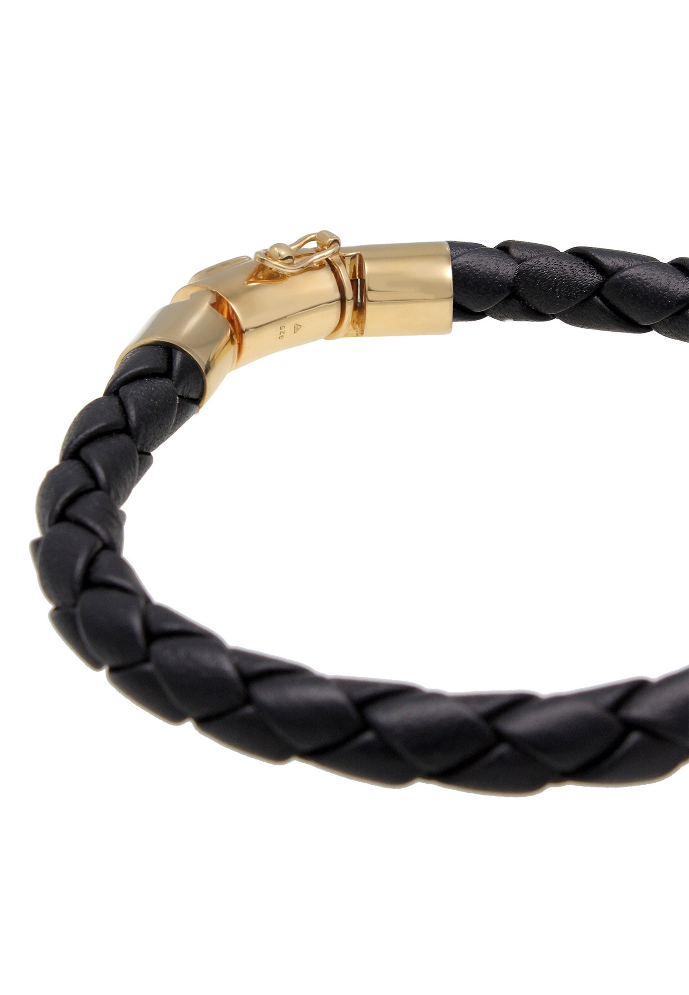 KUZZOI Armband Basic Armband, Leder in Gold