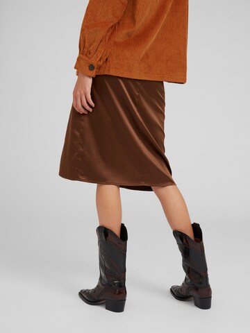 EDITED Skirt 'Nathan' in Brown: back