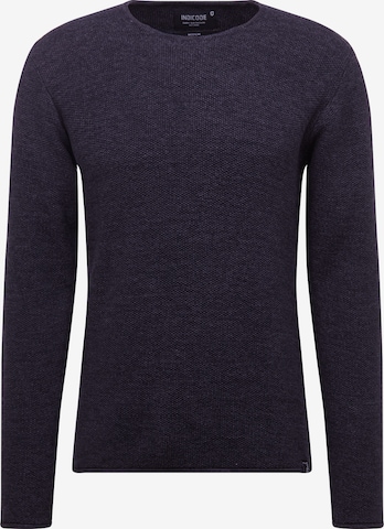 INDICODE JEANS Regular fit Пуловер 'Christian' в черно: отпред