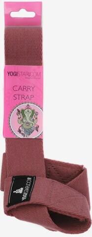 YOGISTAR.COM Yogatrageband 'Carry Strap' in Rot: predná strana