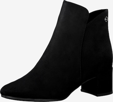 TAMARIS Ankle boots σε μαύρο: μπροστά