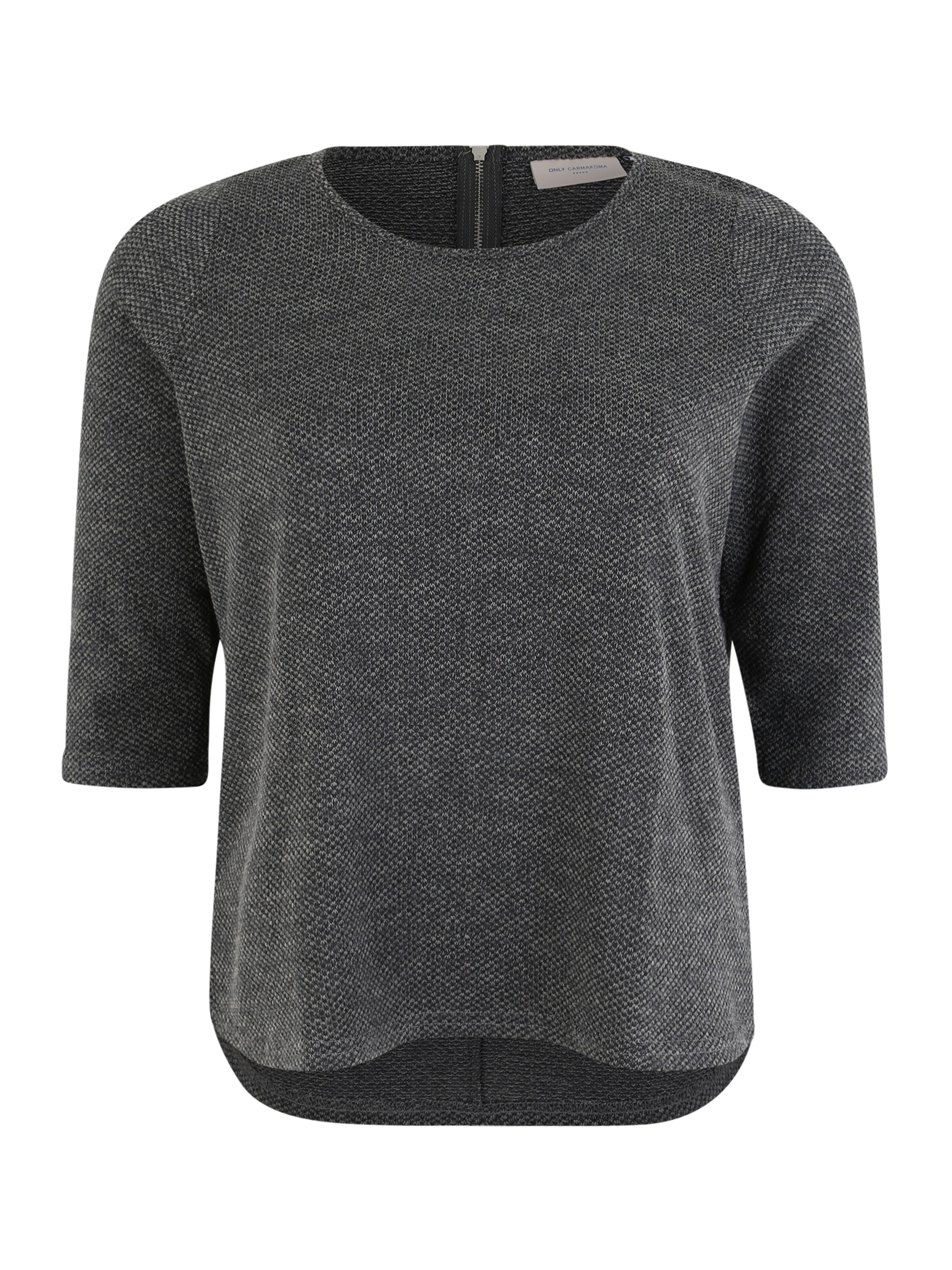 ONLY Carmakoma - Blouse 'CARMARTHA' in de kleur Grijs gemêleerd