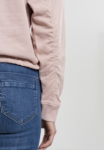 Urban Classics Sweatshirt in Roze