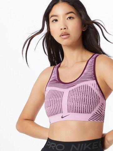 Regular Soutien-gorge de sport NIKE en rose : devant