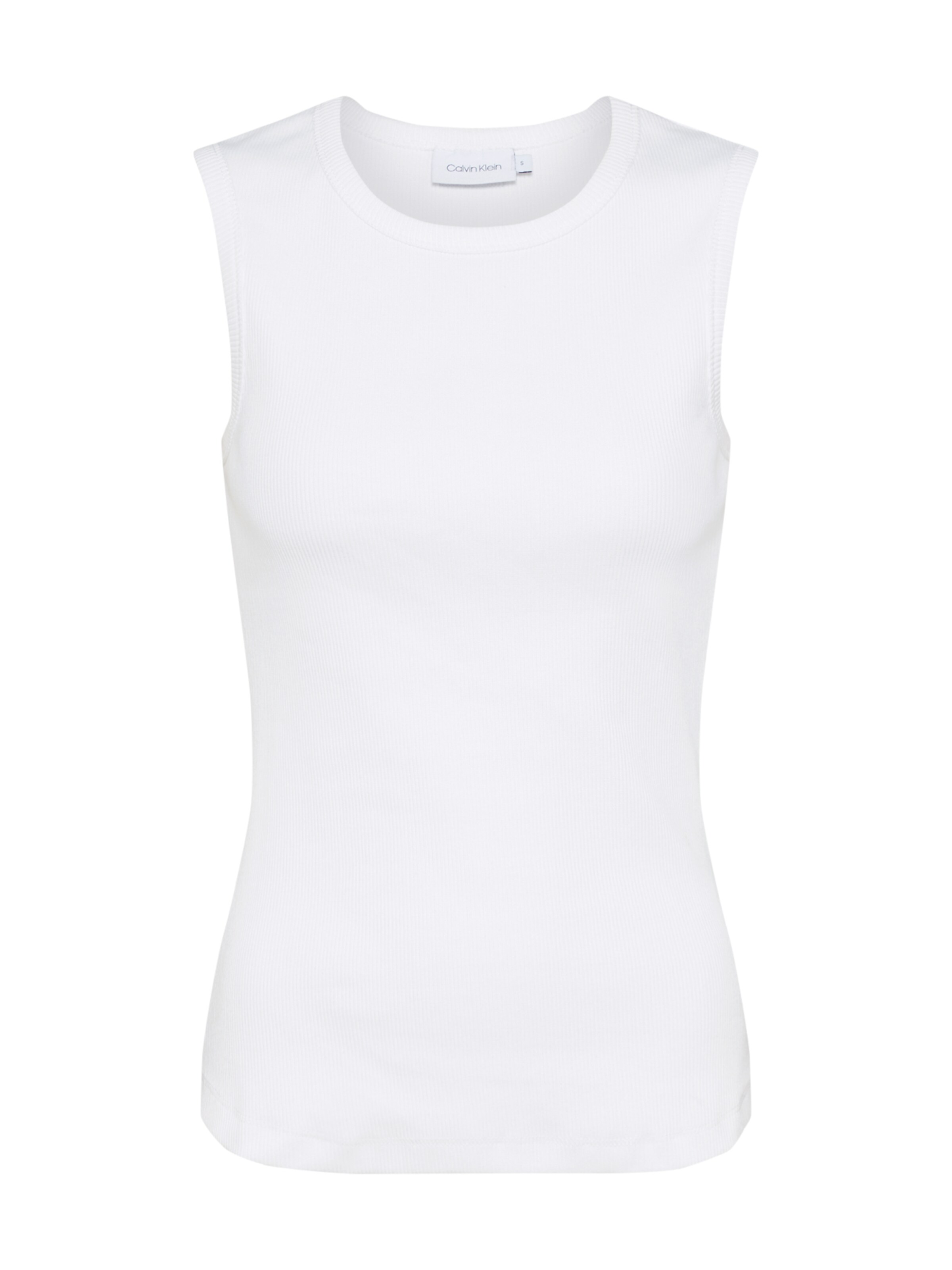 Calvin Klein - Top 'RIB TANK TOP NS' in de kleur Wit