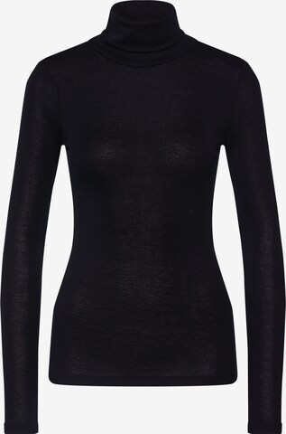juoda MSCH COPENHAGEN Marškinėliai 'Mona': priekis