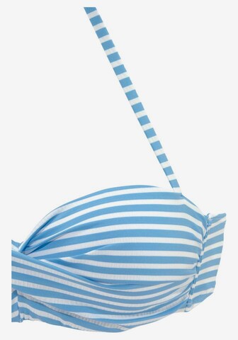 s.Oliver Bandeau Bikini in Blue