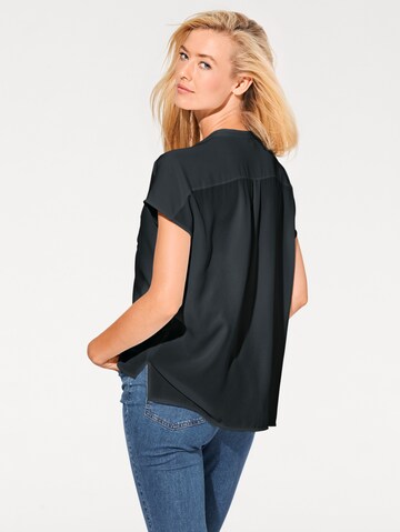 heine Bluse in Schwarz