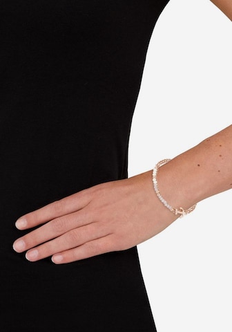 s.Oliver RED LABEL Armband 'Anker' in Gold