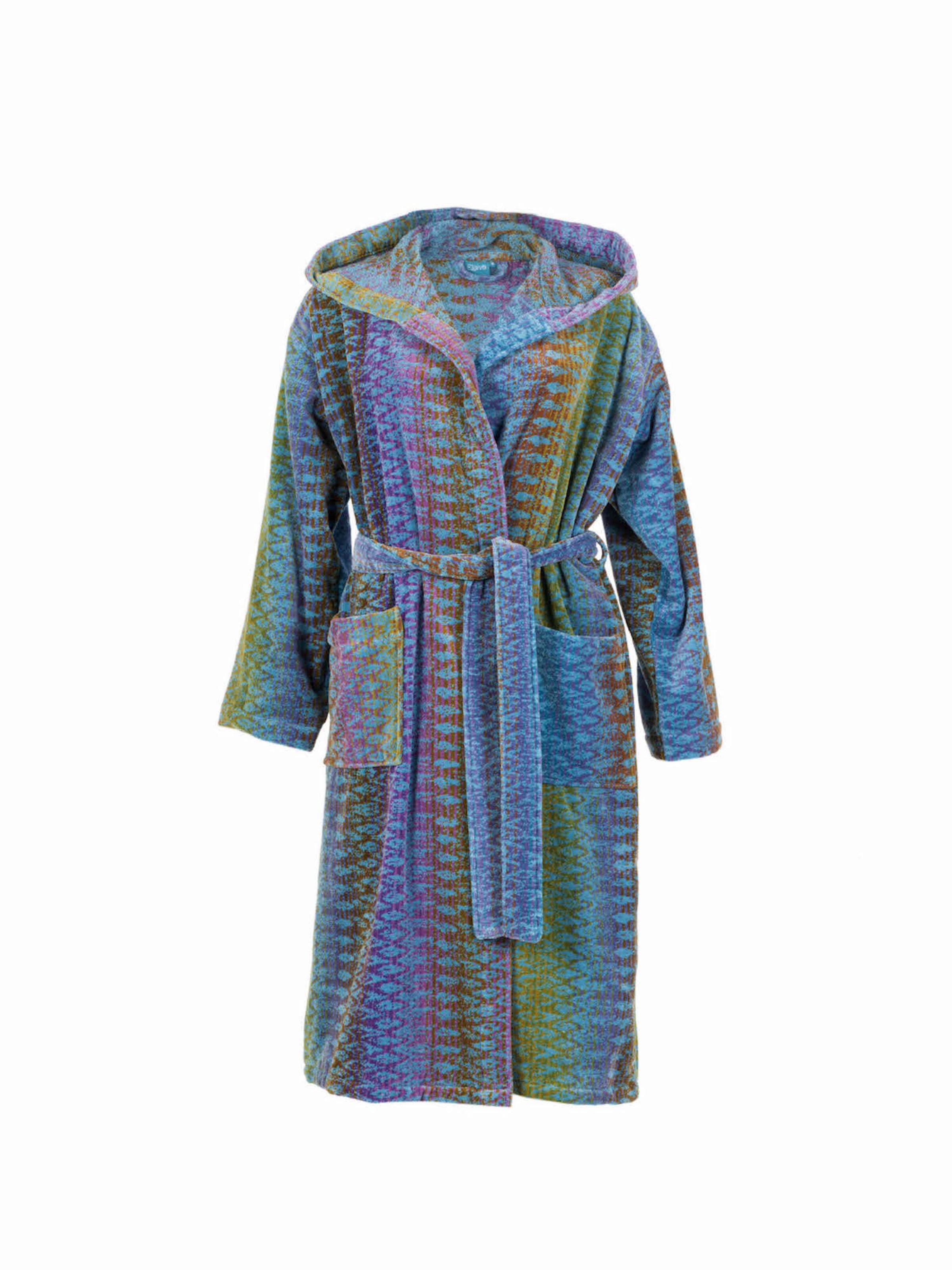 Elaiva - Badjas lang  in de kleur Turquoise