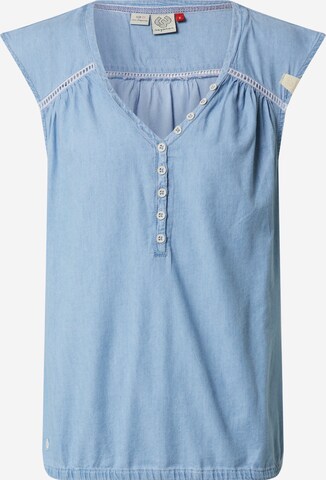 Top 'SALTY' di Ragwear in blu: frontale