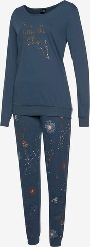 VIVANCE Pyjama in Blau