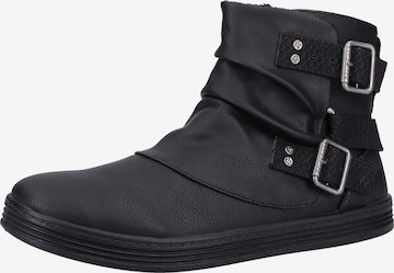 Bottines Blowfish Malibu en noir : devant