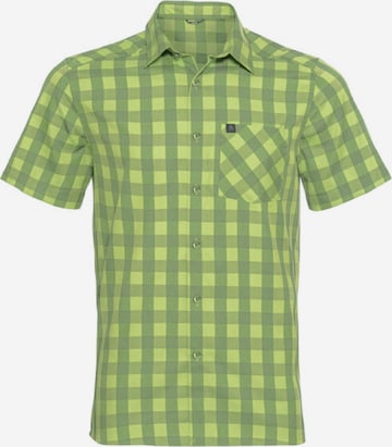 ODLO Regular fit Athletic Button Up Shirt 'Mythen' in Green: front