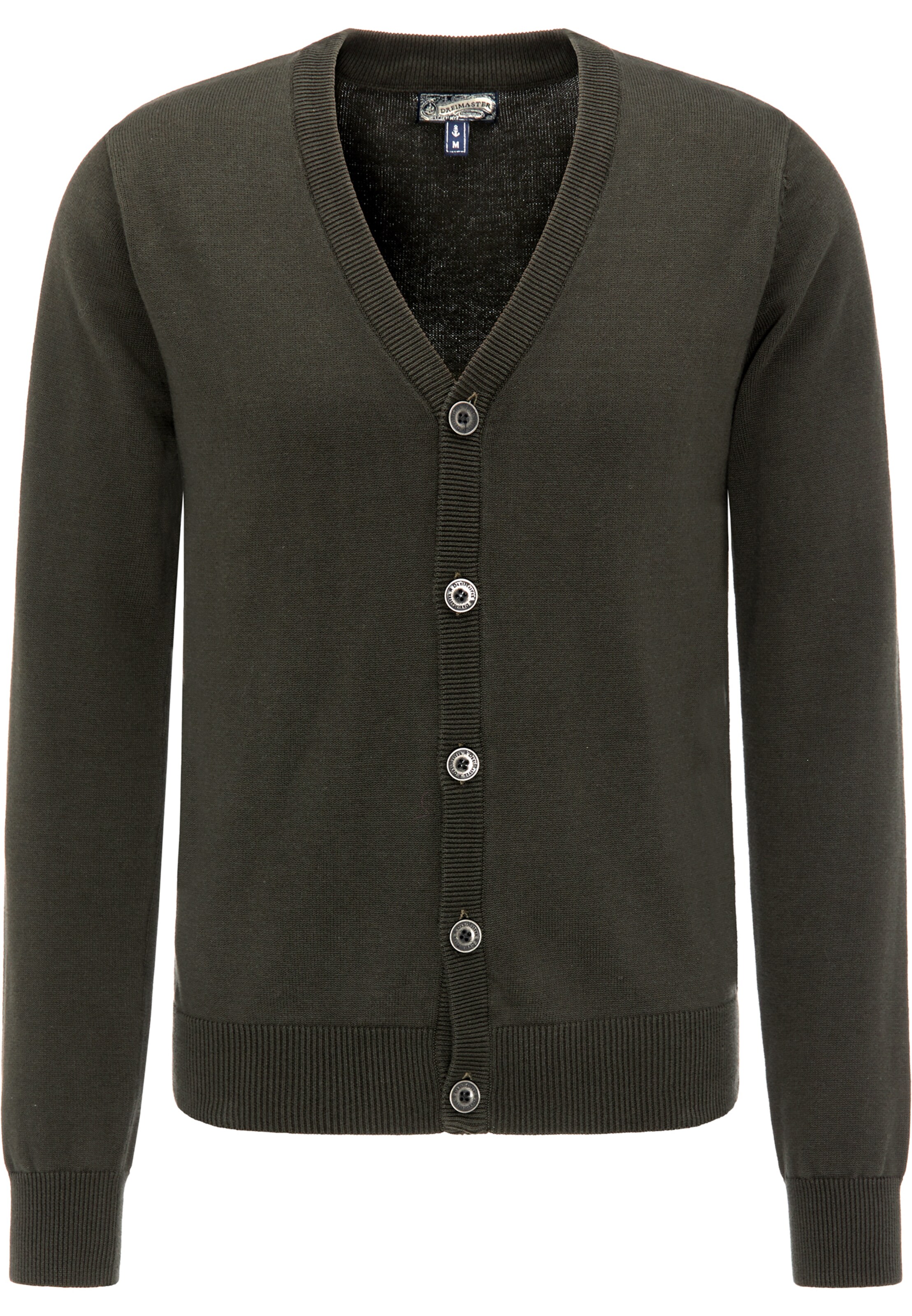 DREIMASTER - Gebreid vest in de kleur Groen