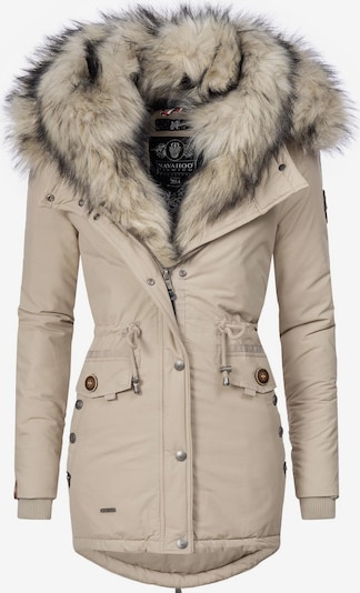 NAVAHOO Manteau d’hiver 'Sweety' en taupe, Vue avec produit