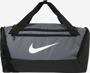 NIKE Sports Bag 'BRSLA S DUFF - 9.0' in Grey: front
