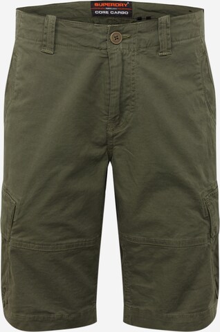 Superdry Regular Cargo Pants in Green: front