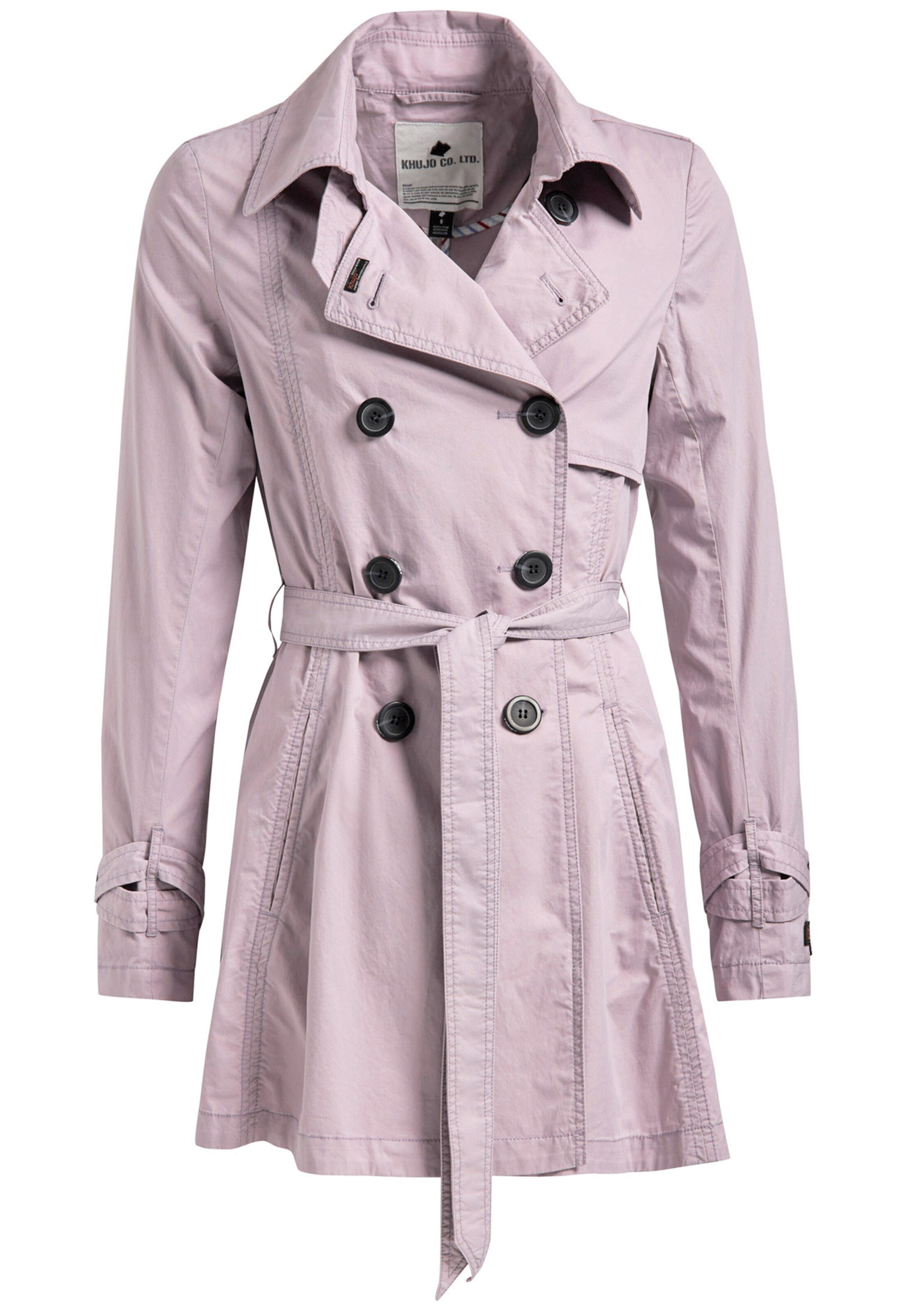khujo - Mantel 'MERITA' in mauve