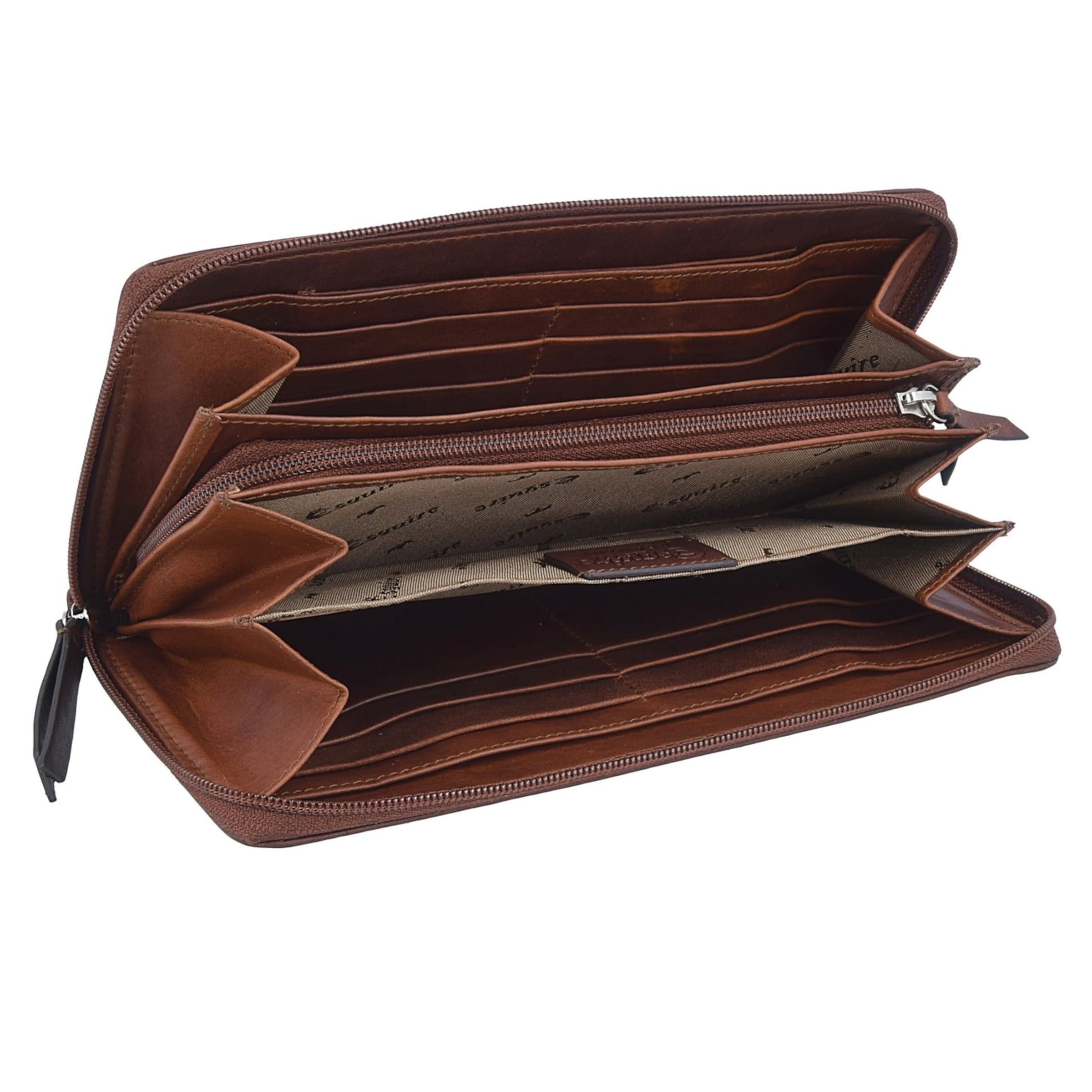 Esquire Wallet 'Dallas' in Brown