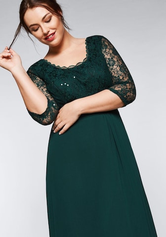 SHEEGO Evening Dress in Green