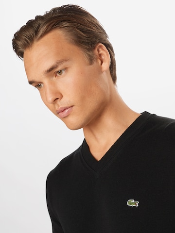LACOSTE Regularny krój Sweter w kolorze czarny