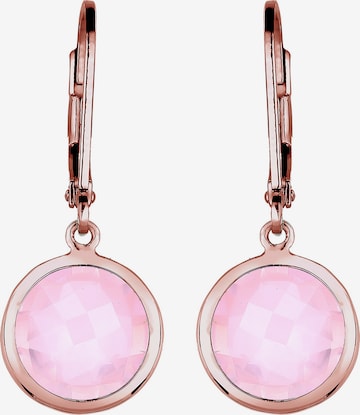 Boucles d'oreilles ELLI en rose : devant