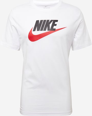 Nike Sportswear T-Shirt 'Futura' in Weiß: predná strana