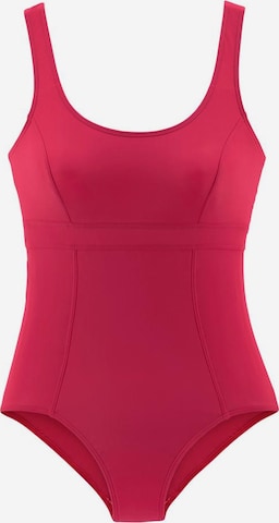 LASCANA Shaping swimsuit in Pink: front
