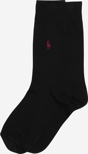 Polo Ralph Lauren Къси чорапи 'SIZED FLAT-CREW-2 PACK' в черно, Преглед на продукта