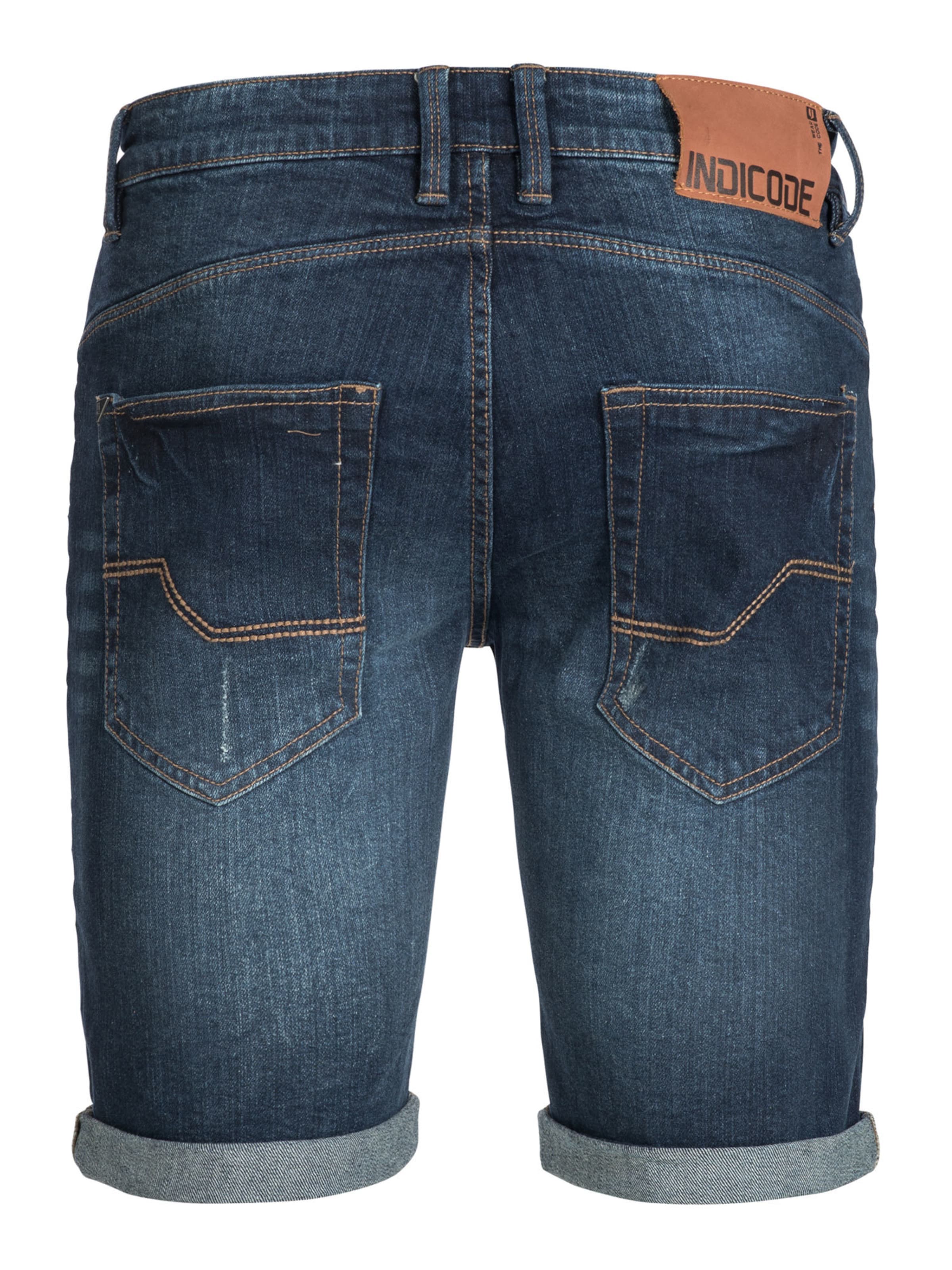 INDICODE JEANS Regular Shorts 'Caden' in Blau