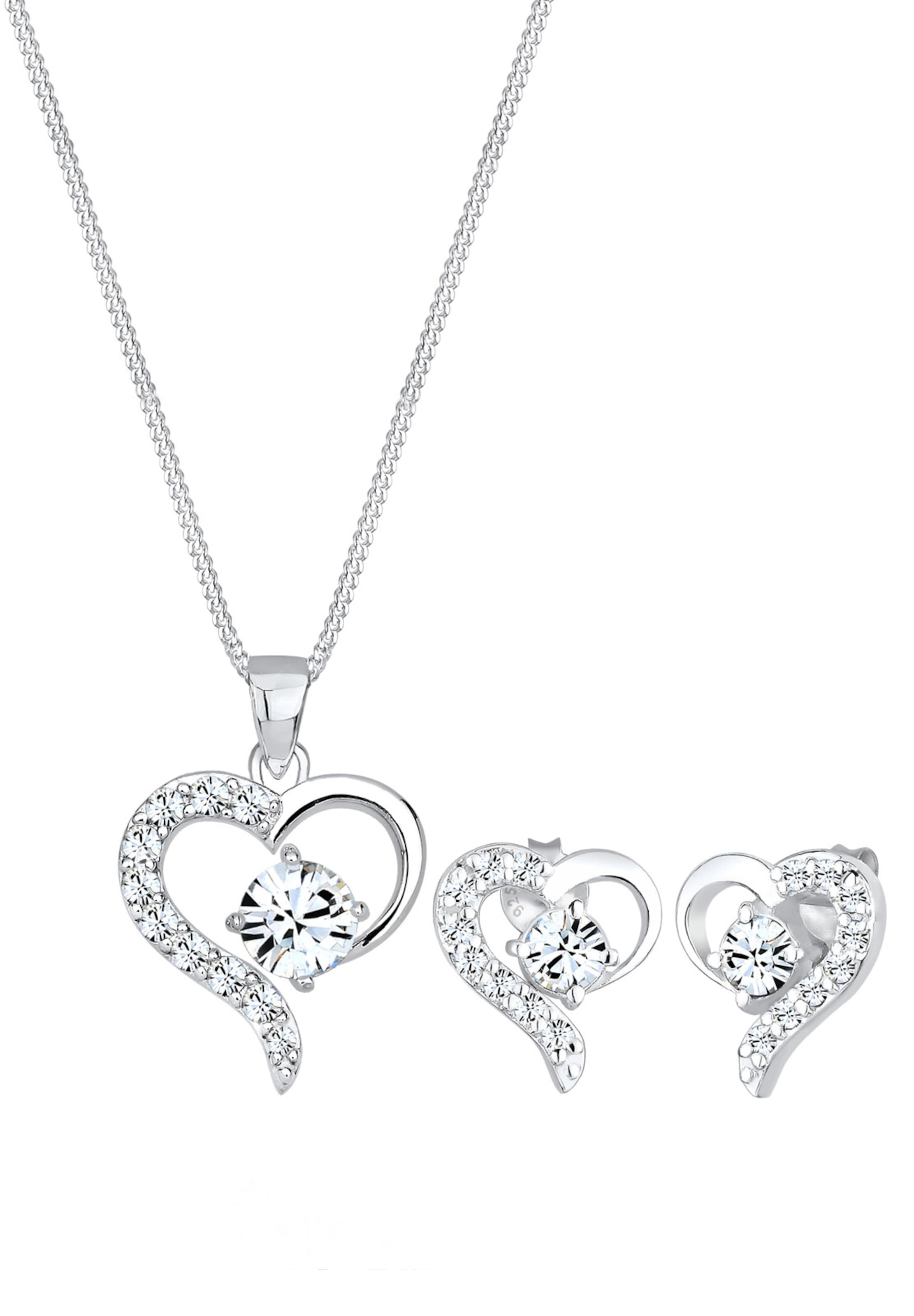 ELLI Jewelry set in Silver: front