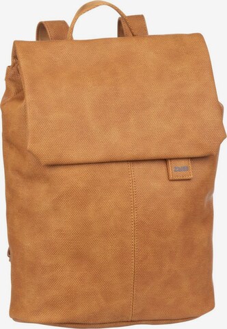 ZWEI Backpack 'Mademoiselle' in Brown: front