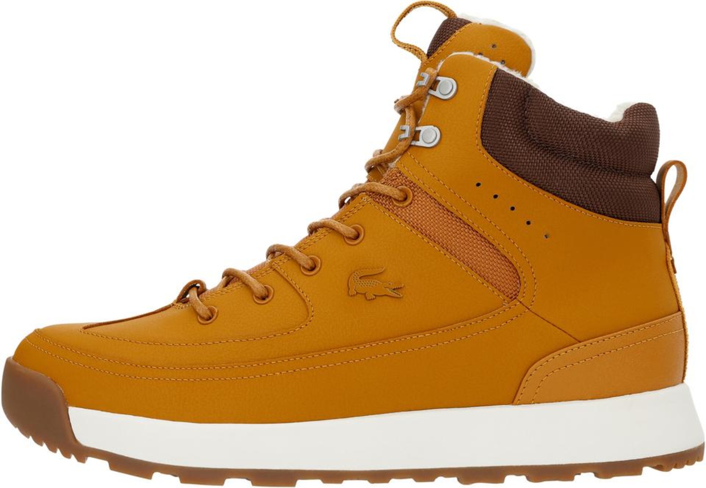 LACOSTE - Veterboots in de kleur Cognac