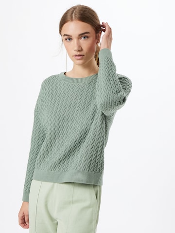 ABOUT YOU Sweater 'Layla' in Green: front