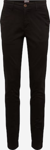 JACK & JONES Slim fit Chino trousers 'Marco Bowie' in Black: front