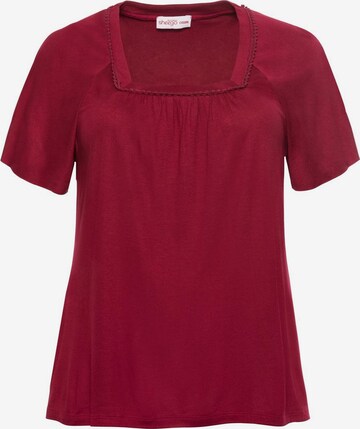 SHEEGO Shirt in Rot: predná strana