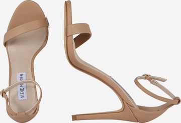 Sandales à lanières 'STECY' STEVE MADDEN en beige : sur le côté