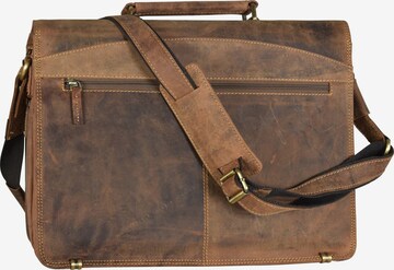 GREENBURRY Document Bag in Brown