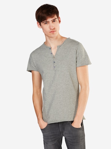 Key Largo Shirt 'LEMONADE' in Grey: front