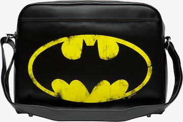 LOGOSHIRT Tasche Batman - Logo in Schwarz: predná strana