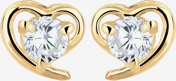 ELLI PREMIUM Earrings 'Herz' in Gold