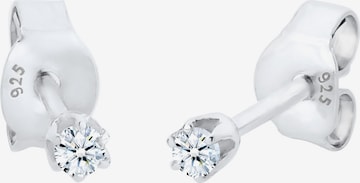 Boucles d'oreilles Elli DIAMONDS en argent : devant